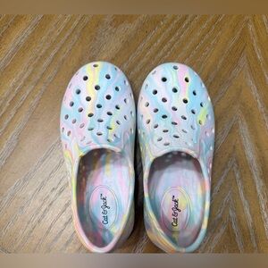 Cat & Jack Pastel Slip On Croc style shoes - toddler girls size 9
